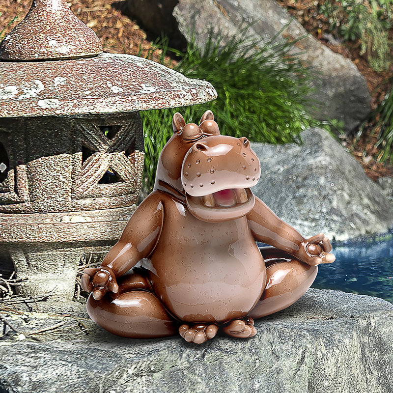 Figurine Zen Yoga Hippo