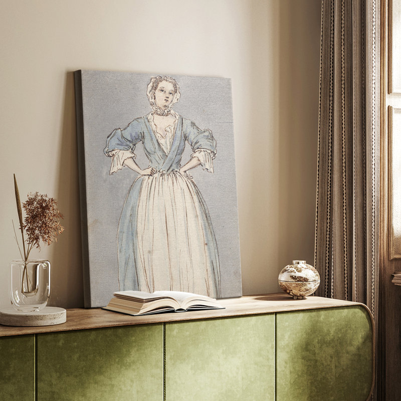 Impression de portrait rétro Cxx - galerie Cavas sur mesure, H 48 po x l 32 po
