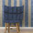 Ayley Wallpaper Blue Gray Rusted Brass Gold Metallic Stripes Striped Rolls 3D