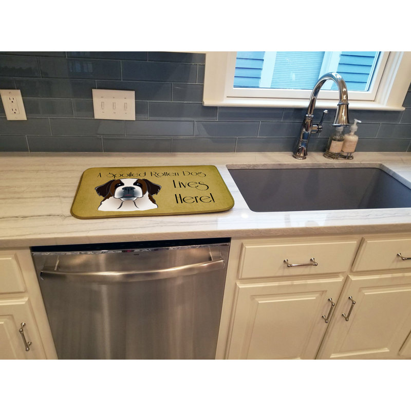 Tapis de séchage pour chien en vie saint-bernard