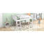 Lit mezzanine simple avec rangement portable-256205596
