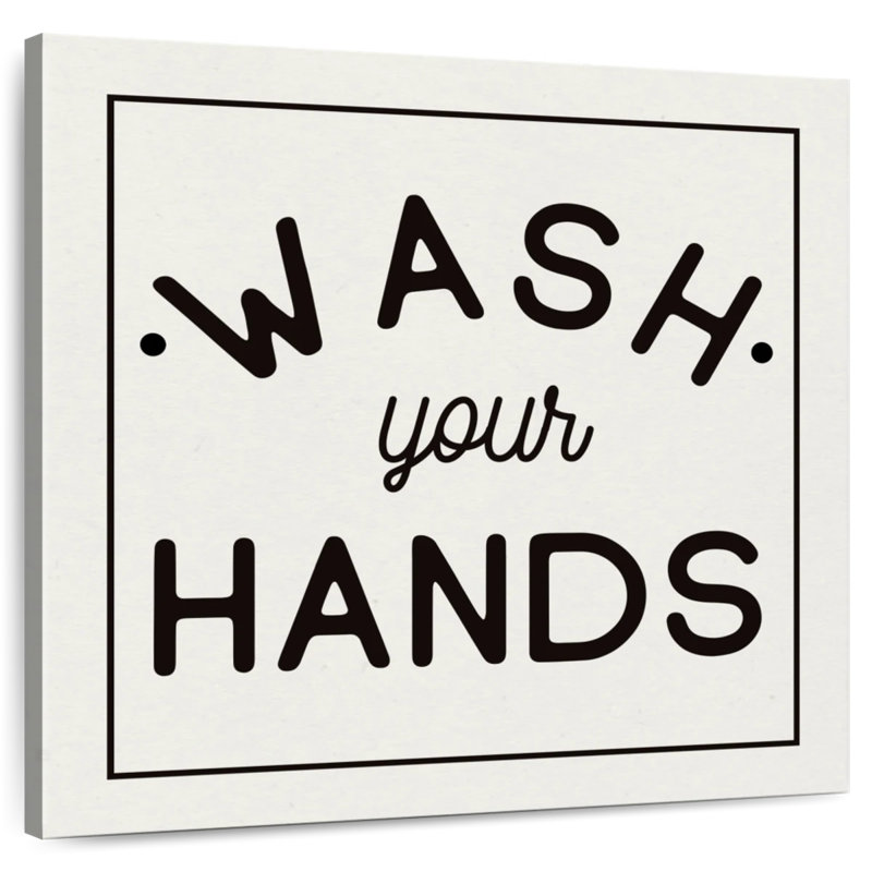 Tergel Bathroom Rules III, 24" H x 24" W
