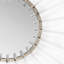 Adriana Flat Metal Wall Mirror