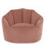 icon Sirena Scallop Chair Bean Bag Ochre Yellow Velvet Bean Bags-269658027