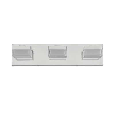 Applique murale moderne à 3 lumières pour salle de bain et miroir, design minimaliste élégant, écoénergétique, facile à installer