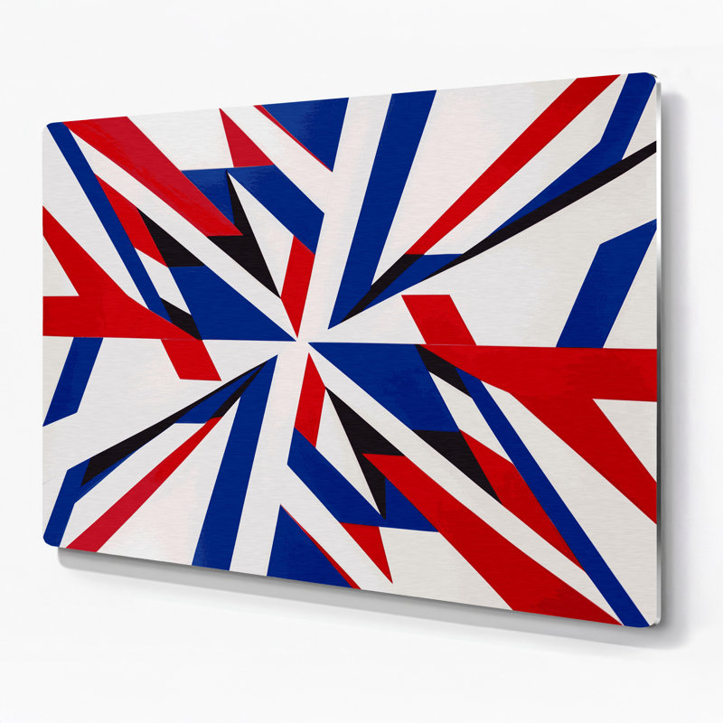 Art mural rigide 71 "Hard Edge", H 12 po x l 18 po