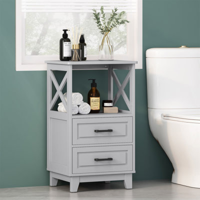 2 Drawer Cabinet, Entryway Cabinet
