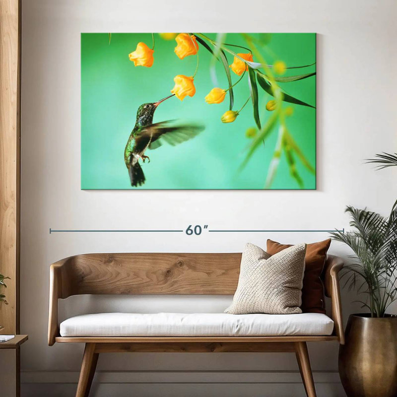 Thirsty Hummingbird, 32" H x 48" W