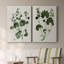 Feuillage de forêt sur toile de lin III - Toile tendue avec châssis de qualité supérieure - Prêt à être accroché-783191479