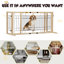 Barrière pour chien rétractable Dionicio