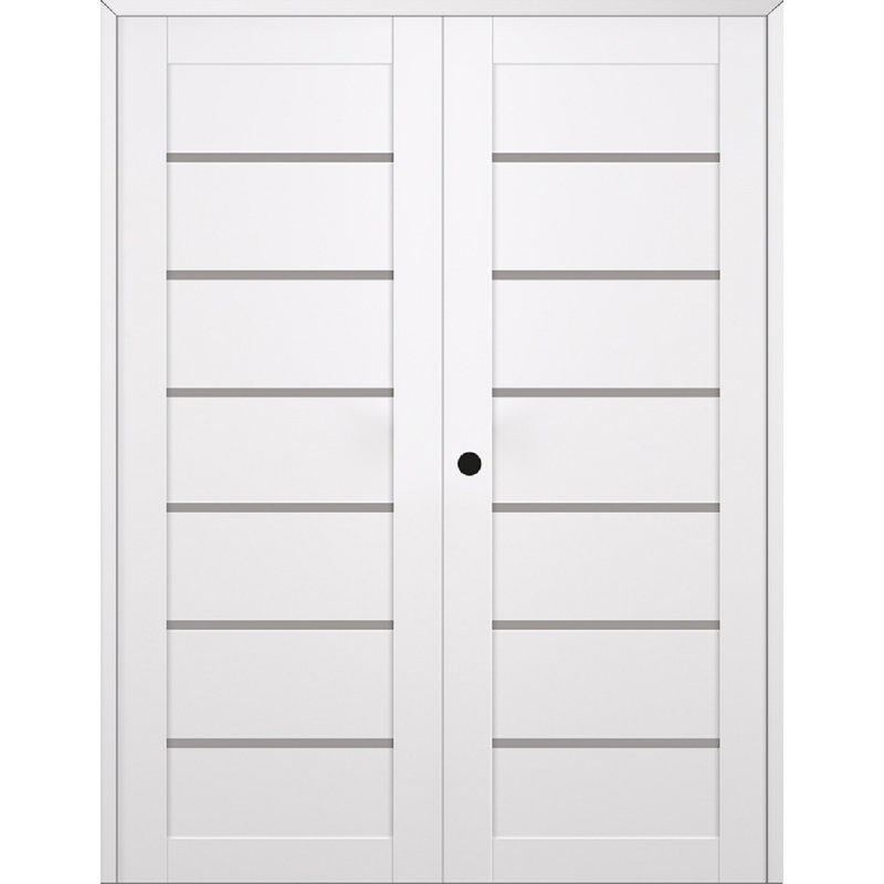 Porte pré-suspendue standard Alba, 35,5 po x 79,37 po, Gauche
