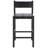 Hentges Woven Leather Counter Stool-324451169
