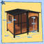 Niche pour chien en bois de style chalet Pawhut