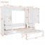 Grand lit escamotable mural avec placard, tiroirs et tablettes-1526078837