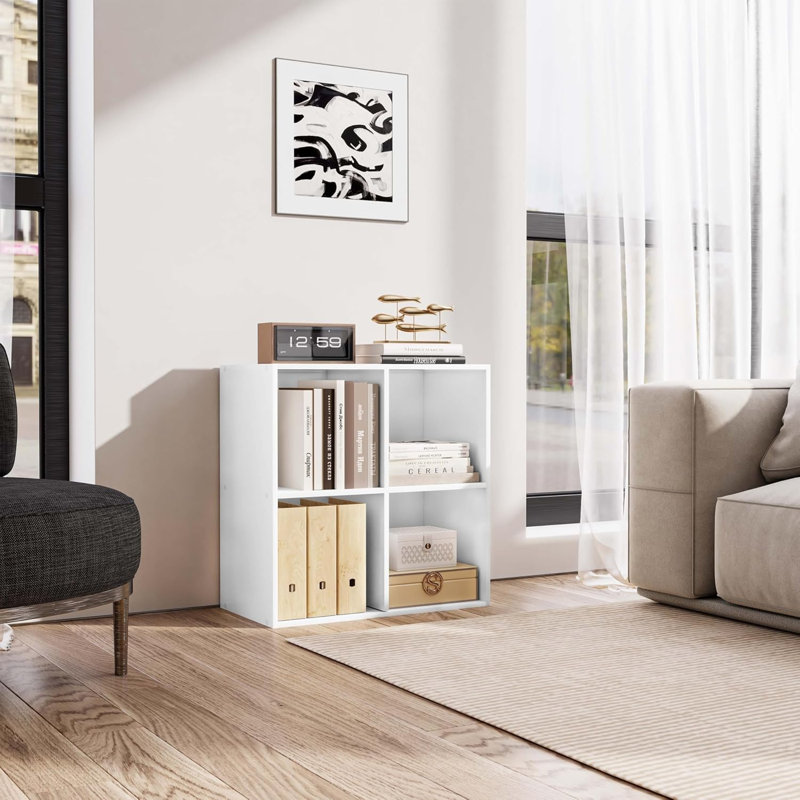 Cassietta Cube Bookcase, White