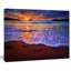 « couleur coucher de soleil par dessus de belle shore », reproduction de photo sur toile tendue-25566158
