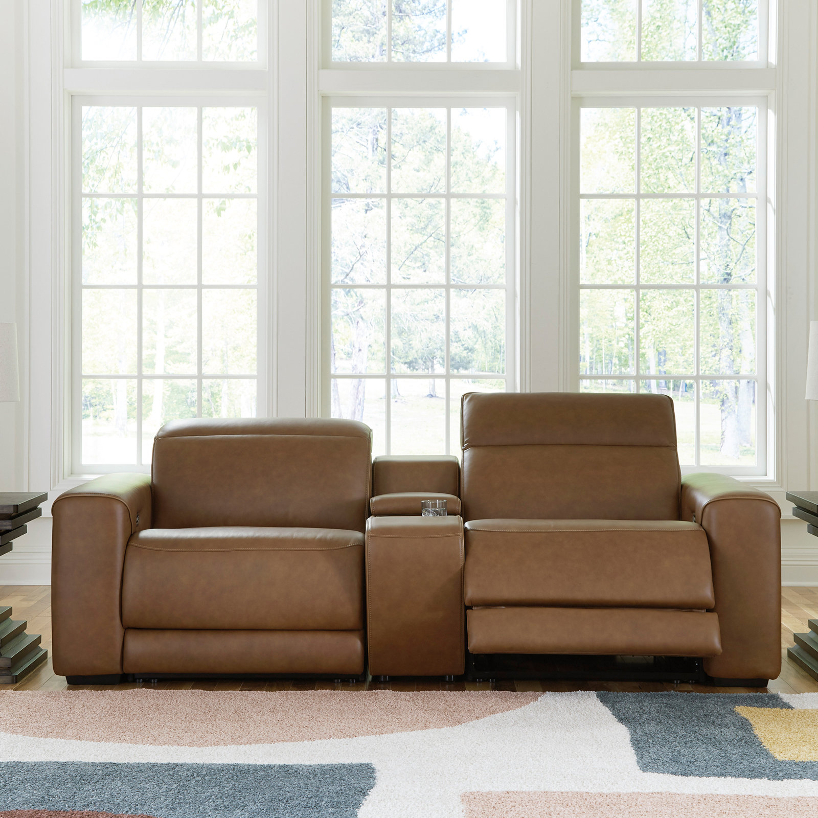 Mellina 2-Piece Power Reclining Sectional Loveseat With Console