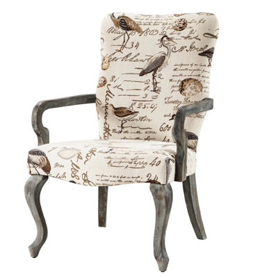 Fauteuil d'appoint captivant avec revêtement et assise en finition grise récupérée