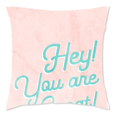 Beauty Square Pillow Cover & Insert