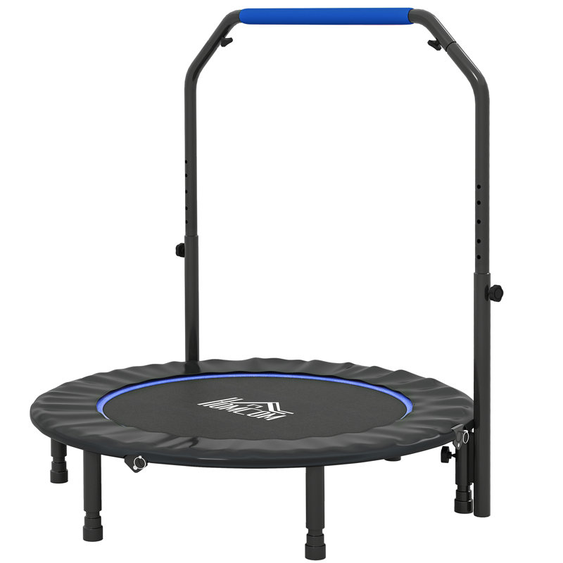 17 Stories 114cm Round Fitness Trampoline, Blue