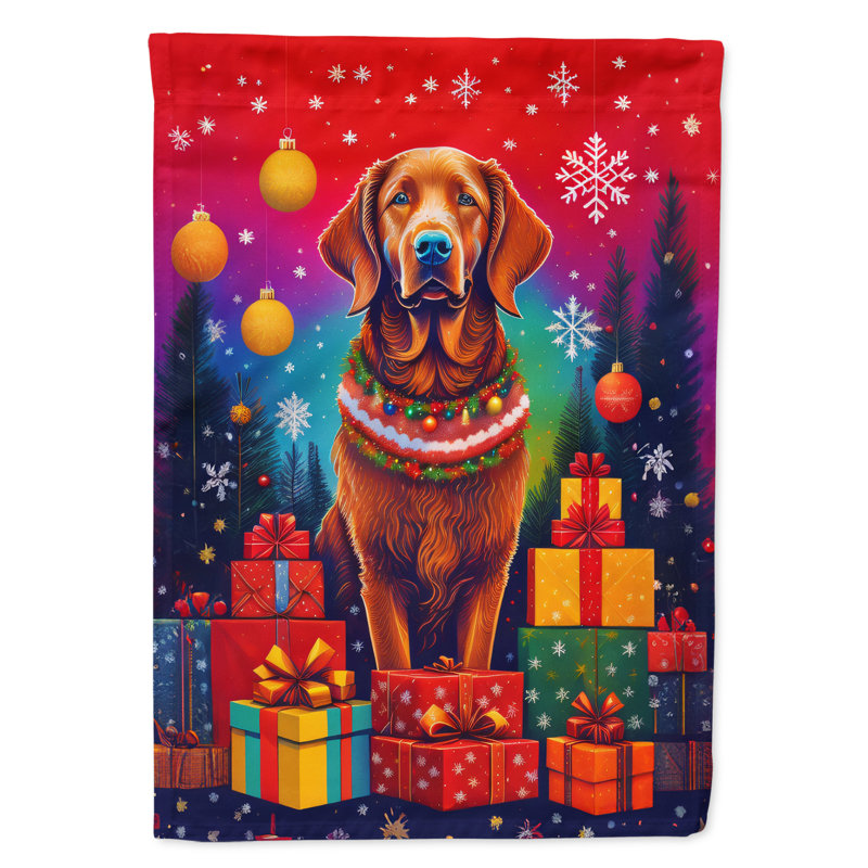 Drapeau de jardin en polyester double face H 15,5 po x l 11,25 po