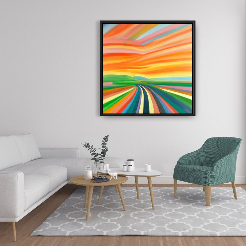«Colorful Road» sur toile