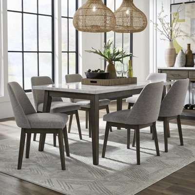 Levins Rectangular Leg Dining Table Set