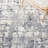 Mena Abstract Gray/Ivory Area Rug-1241307074
