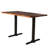 L47.24Xw23.62X1.57Thick Table Top And 2 H27.7 Cast Iron Table Base With "I" Type Table Feet , Table Leg Black