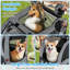 Chariot pliant pour chien avec 3 entrées pour voyage gris