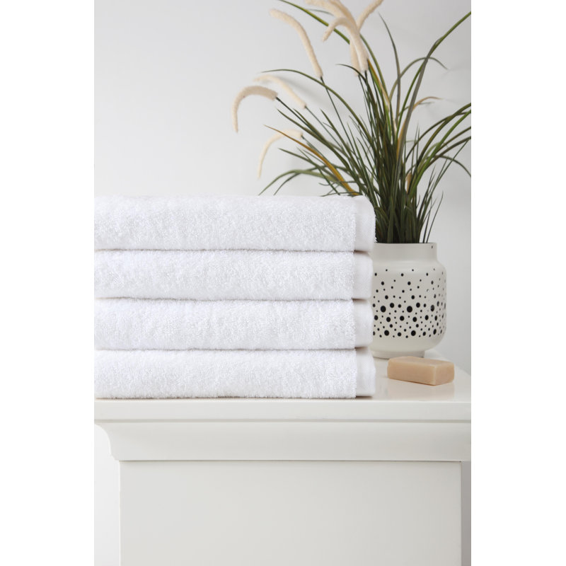 Zimmerman Midweight Bath Towel, White