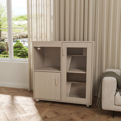 Cages à cochons d'Inde, cage à hamster en bois à 4 niveaux avec armoire de rangement, maison pour rat Chinchilla, plateau ouvrable, fenêtres en acrylique, Habitat de luxe très grand Living World