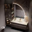 Meuble-lavabo de salle de bain mural de luxe 47,24 po avec miroir intelligent Smart-2093493834
