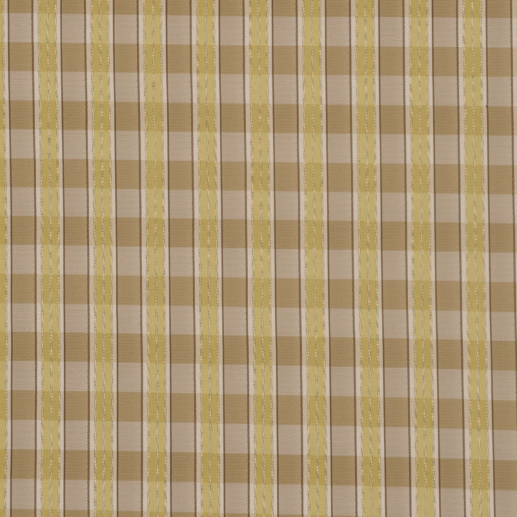 Allure Plaid and Check Fabric, Tan