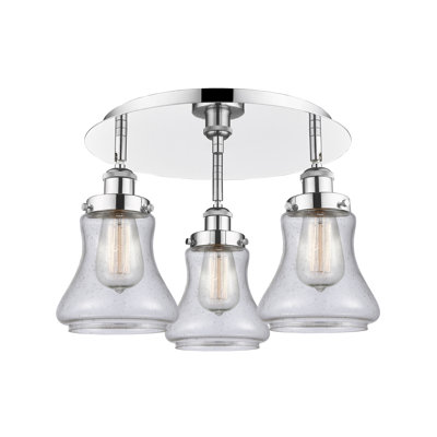 Bhanupriya Glass Flush Mount