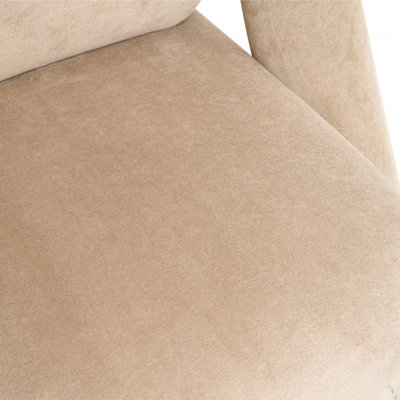 Méridienne, fauteuil d'appoint, fauteuil club décoratif en tissu de velours de 32 pouces, avec une conception spéciale, convient au salon, au bureau, au bureau ou aux espaces de loisirs
