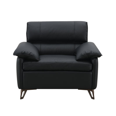 Chaise en cuir Eilene