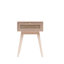 Savla 40cm W Bedside Table
