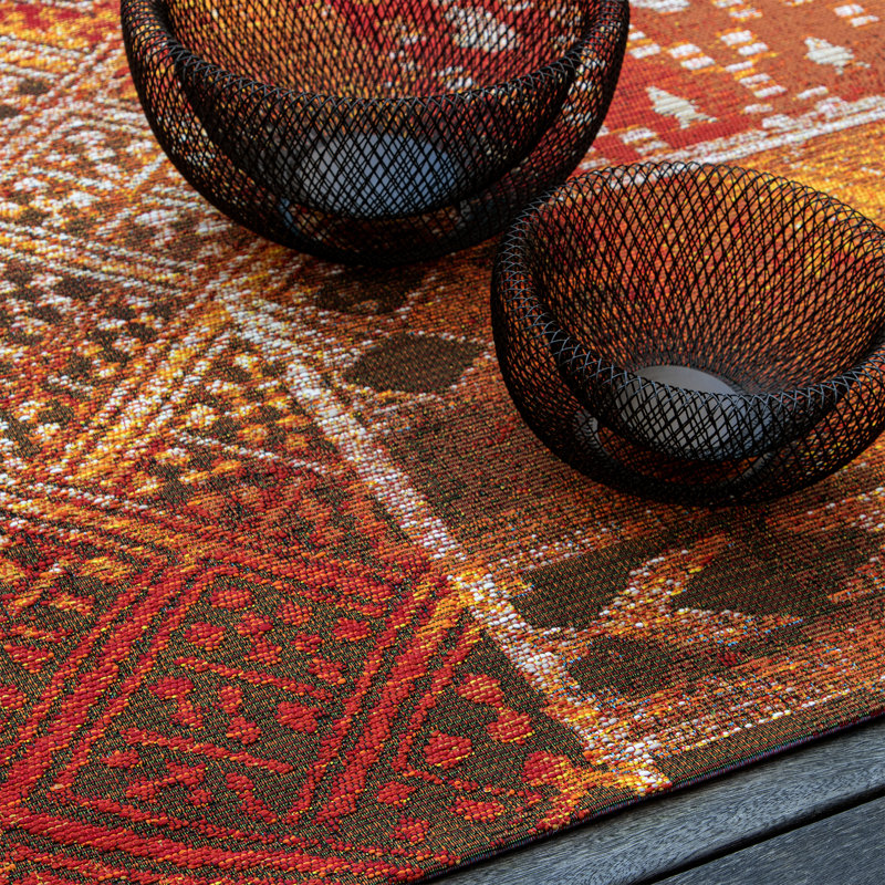 Cheisa Uni Area Rug, Rectangular 200 x 290cm, Orange