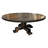 Fontainebleau Round Solid Wood Dining Table