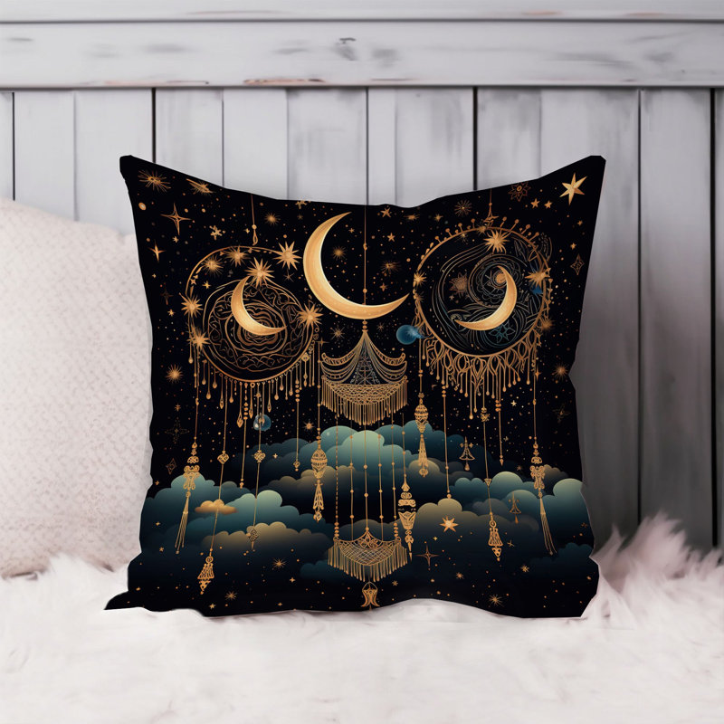Astrology and Space Celestial Moons I Bohemian, 20"H x 20"W