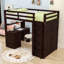 Lit mezzanine avec bureau, tiroirs et garde-robe-1245260585-1245260588