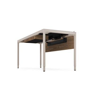 Luma Office - Adjustable Back Panel - Small - Natural Walnut