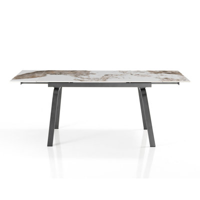 Dantay Extendable Metal Base Dining Table