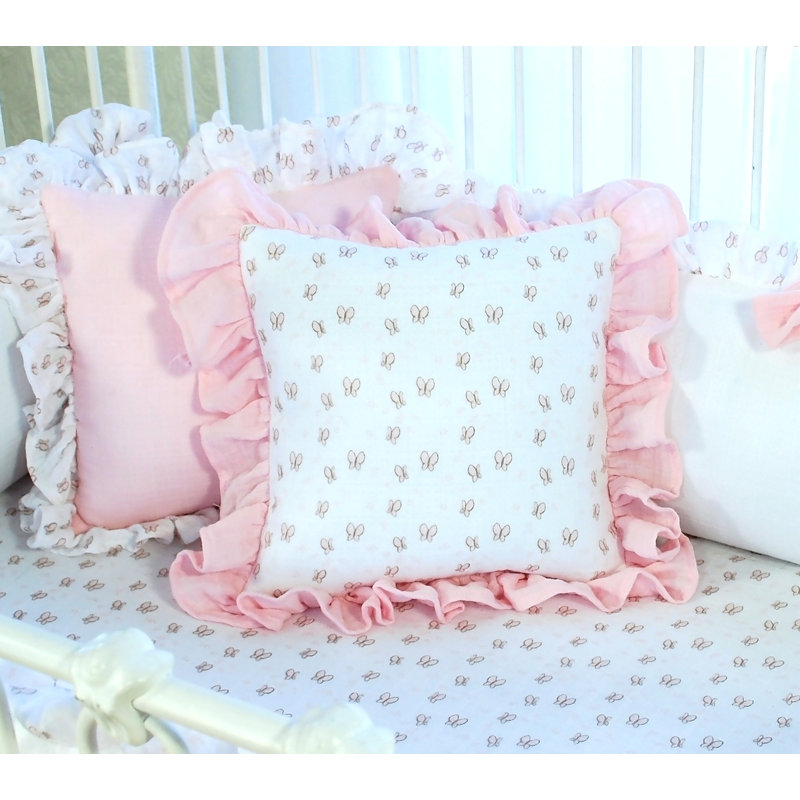 Coussin 100% coton Butterfly Tales