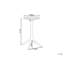 Round Outdoor Bar Table , 60cm cm W 60cm cm D-661284559
