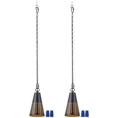 Luminaires suspendus à DEL pour l'extérieur, luminaires suspendus à basse tension 5 W pour pavillon de jardin, pergola, jardin