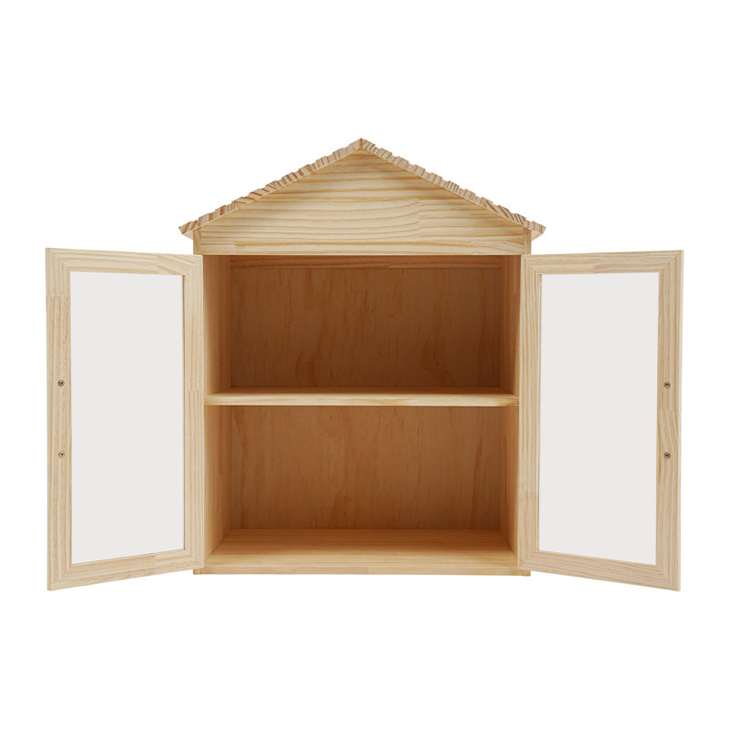 Petite armoire à livres en bois