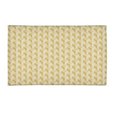 Tapis jaune clair/jaune foncé skyscrapers classic