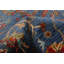 Tapis bleu moderne Ersari 2 pi 5 po x 7 pi 8 po